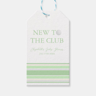 Etiqueta Para Presente Novo No Clube Chá de Bebê Elegante