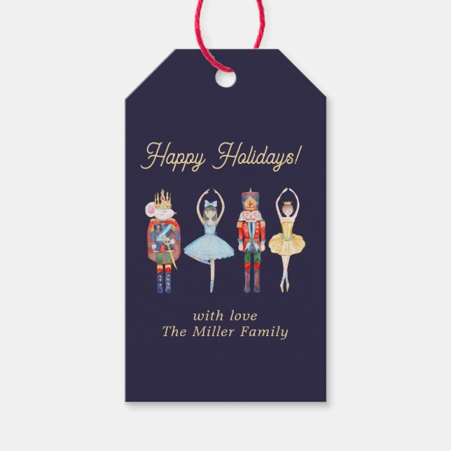 Etiqueta Para Presente Nozes de Natal (Frente)