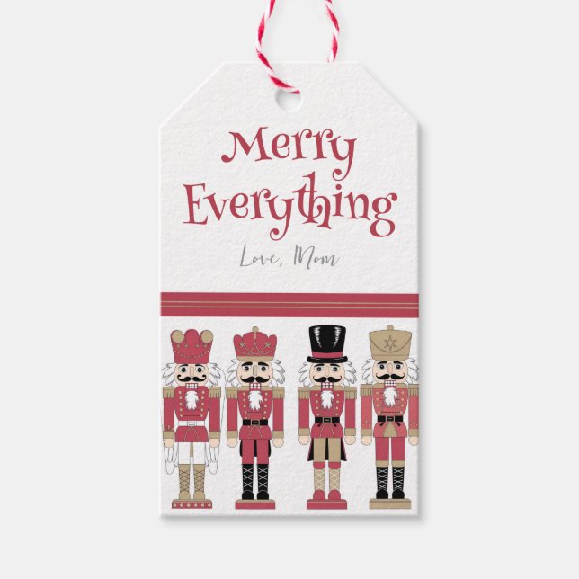 Etiqueta Para Presente Nozes de Natal (Frente)