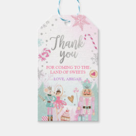 Etiqueta Para Presente Nutcracker Land of Sweets Girl Favor Obrigado