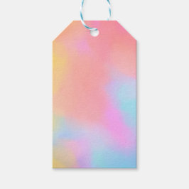 Etiqueta Para Presente nuvem arco-íris