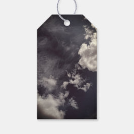 Etiqueta Para Presente Nuvens de metal