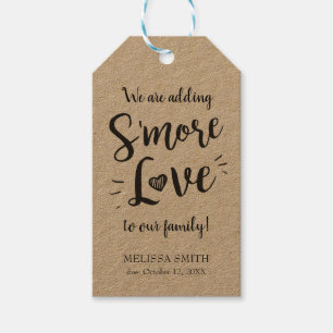 Etiqueta Para Presente O amor de Smore a nossos s'mores da família