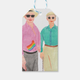 Etiqueta Para Presente O amor é o Dia de os namorados do Orgulho do Amor