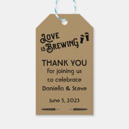 Etiqueta Para Presente O amor é o favor da cerveja que se trata de um Chá