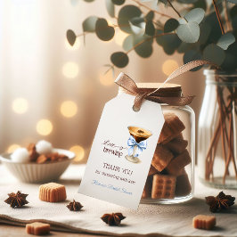 Etiqueta Para Presente O Amor Está Cozinhando Blue Bow Coffee Chá de Noiv