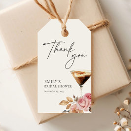 Etiqueta Para Presente O Amor Está Cozinhando Chá de Noiva Elegante