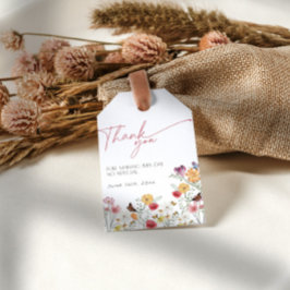 Etiqueta Para Presente O amor está no Blogue com Borboletas Floral Obriga