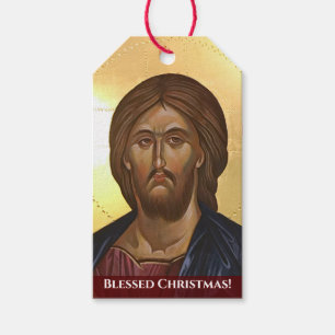 Etiqueta Para Presente O Cristo Todo-Poderoso - Ícone Ortodoxo Oriental