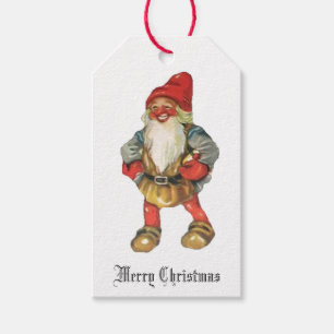 Etiqueta Para Presente O duende do papai noel do Feliz Natal