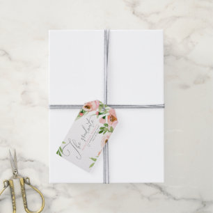 ETIQUETA PARA PRESENTE O FORMANDO BLUSH WATERCOLOR FLORAL