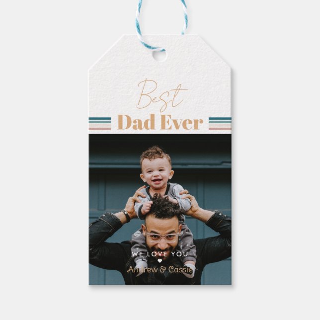 Etiqueta Para Presente O melhor pai de sempre (Frente)