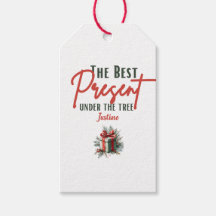 O melhor presente sob a árvore, Natal personalizáv