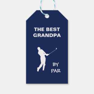 Etiqueta Para Presente O Melhor Vovô Do Par Golf O Vovô Golfer Pun