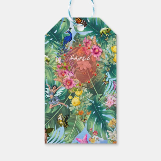 Etiqueta Para Presente O Mundo da Fantasia Impressionante (Frente)