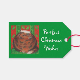 Etiqueta Para Presente O Natal de Pud do Natal deseja o verde dos Tag do
