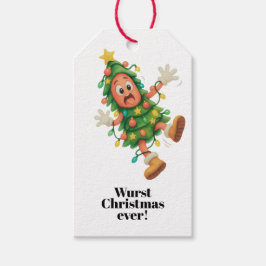 Etiqueta Para Presente O Natal mais Wurst de todos! Salame engraçado