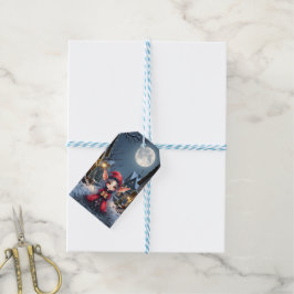 Etiqueta Para Presente O Pequeno Mensageiro de Natal. 