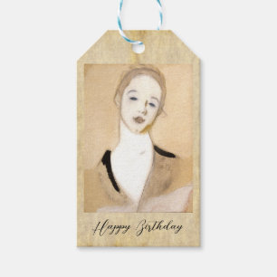 Etiqueta Para Presente O Pequeno Servidor, Helene Schjerfbeck