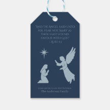 O Presente da Anunciação – Anjo Gabriel e Maria