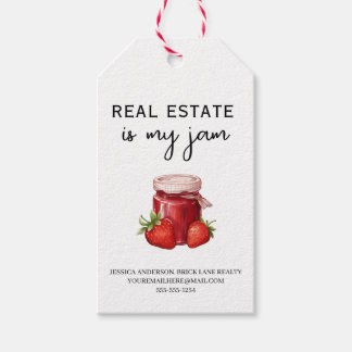 Etiqueta Para Presente O Real Estate é o meu Marketing