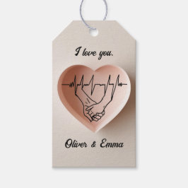 Etiqueta Para Presente O som do seu batimento cardíaco