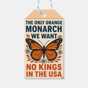 Etiqueta Para Presente O Único Monarca Laranja que Queremos Sem Reis nos