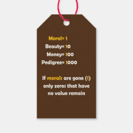 Etiqueta Para Presente O valor da moral na vida