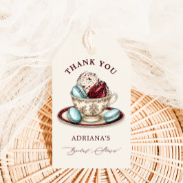 Etiqueta Para Presente Obrigada pela Chã de Noiva Festa do Chá