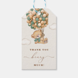 Etiqueta Para Presente Obrigado Beary Much Gift Tags