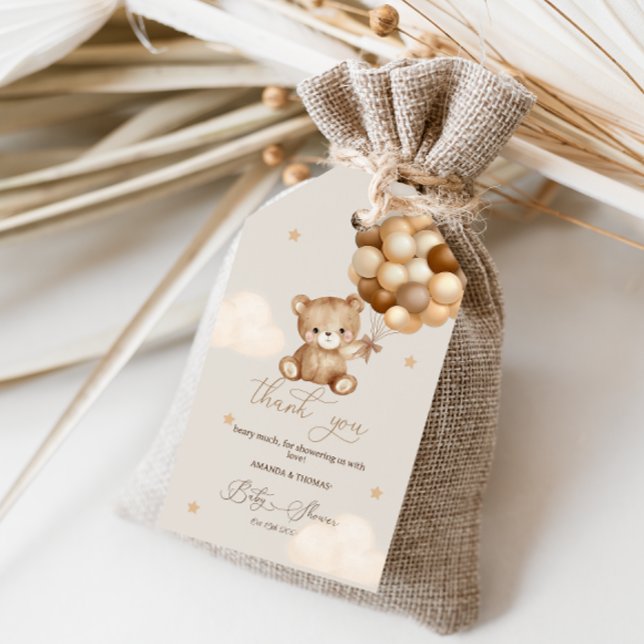 Etiqueta Para Presente Obrigado Bebê Chá de Bebê (Criador carregado)