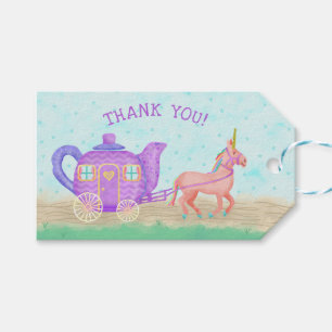 Etiqueta Para Presente Obrigado bonito do chá de fraldas do tea party do