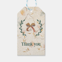 Obrigado Cor d'água doce fundo floral Kraft