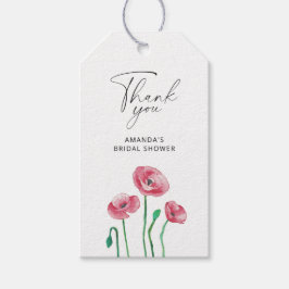 Etiqueta Para Presente Obrigado de chá de panela Floral você marca