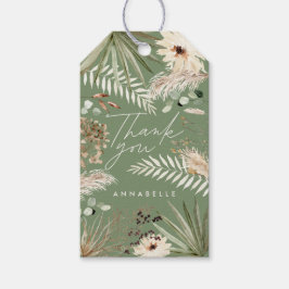 Etiqueta Para Presente Obrigado de graduação você sava pampas verdes euca