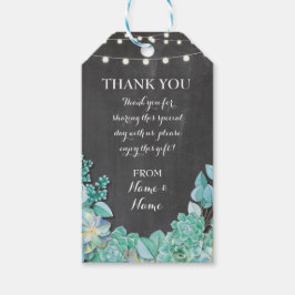 Etiqueta Para Presente Obrigado Marque o Favor Tags Casamento Suculento