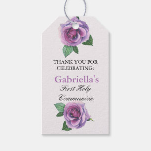 Etiqueta Para Presente Obrigado para rosas de vinda meu primeiro Tag do