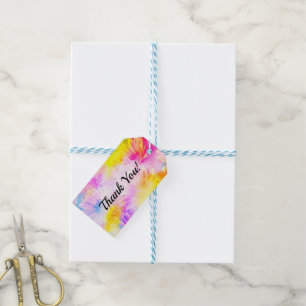 ETIQUETA PARA PRESENTE OBRIGADO PERSONALIZADO ABSTRATO FLORAL ESTILO PAST