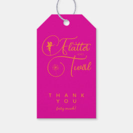 Etiqueta Para Presente Obrigado por Minimalista de Verão Fada Moderno Ani