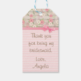 Etiqueta Para Presente Obrigado por ser minha marca de presentes da Bride