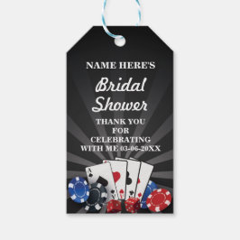 Etiqueta Para Presente Obrigado Tag Chá de panela Russo Las Vegas