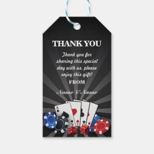 Etiqueta Para Presente Obrigado Tag Favor Tags Las Vegas Casino