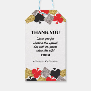 Etiqueta Para Presente Obrigado Tag Favor Tags Las Vegas Casino Party