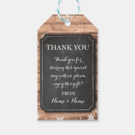 Etiqueta Para Presente Obrigado Tag Winter Snowflakes Tags Tags Chalk Cas