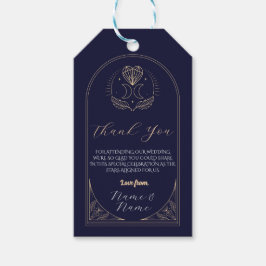 Etiqueta Para Presente Obrigado Tags Tarot Wedding Stars Heart Moon