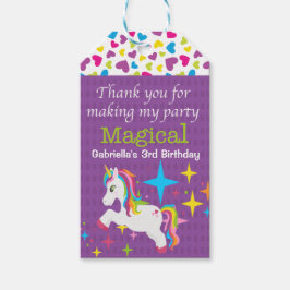 Etiqueta Para Presente Obrigados Unicorn Para Fazer, Minha Marca Mágica D