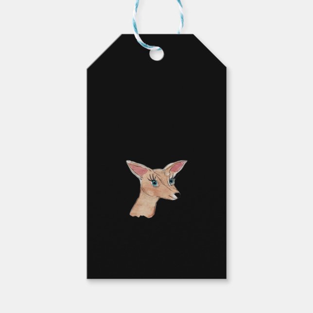 Etiqueta Para Presente Oh Deer Limpo Moderno  (Frente)
