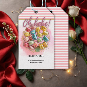 Etiqueta Para Presente Oh, que bom, Chá de fraldas de Patisseriado Francê