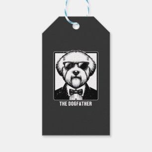 Etiqueta Para Presente Old English Sheepdog O Dogfather Tuxedo Legal Dive