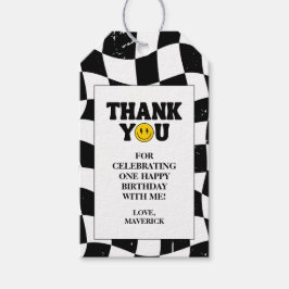 Etiqueta Para Presente One Happy Dude Retro 1st Birthday